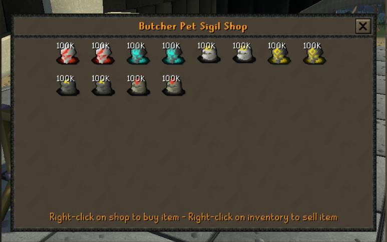 Pet sigil shop, Guardian contracts and Demon's Heart update screenshot showcase