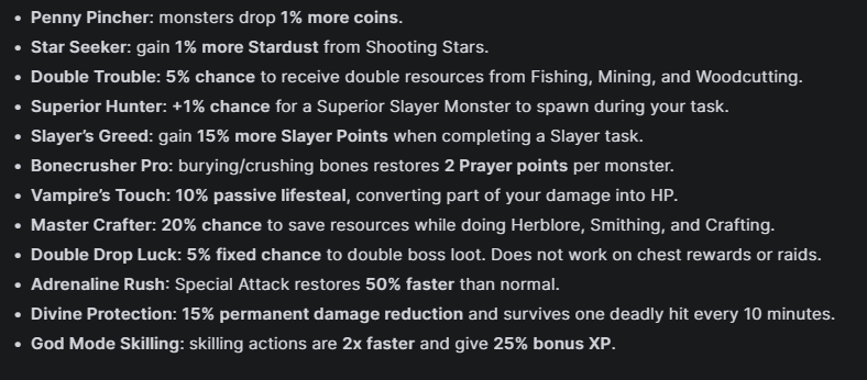 Pet sigil effects list