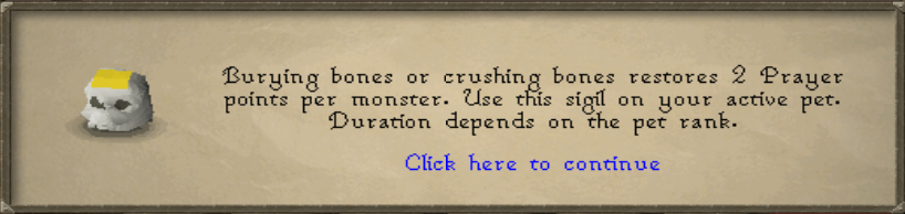 Bonecrusher Pro Sigil effect description