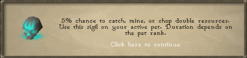 Double Trouble Sigil effect description