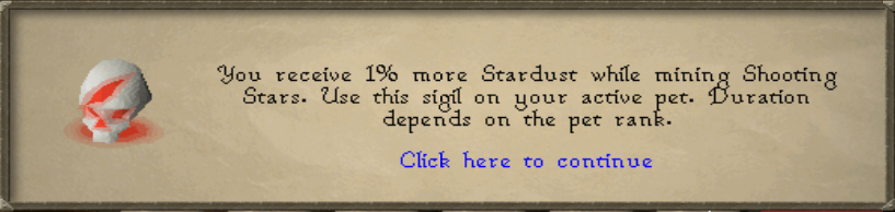 Star Seeker Sigil effect description