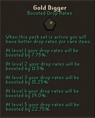 Perk Sets overview