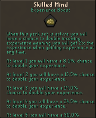 Additional Perk Sets overview